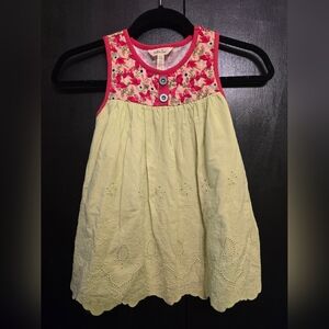 Matilda Jane "Swing By Butterfly"  Red, Green and Pink Dress Size 8